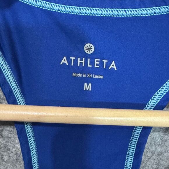 Athleta  blue tank top size medium - Picture 4 of 6